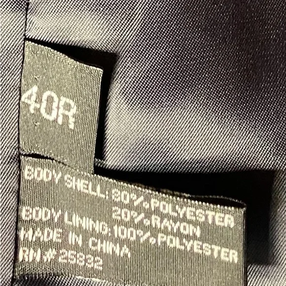 Circle S Western Blazer Jacket Mens 40R Gray Two Button Vtg Cowboy Dallas - Picture 4 of 5